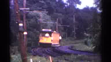 Connecticut USA (1953): Vintage Film Of Train And Conductor Riding Rails To
