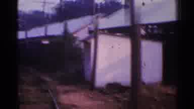 Connecticut USA (1953): Walking Inside A Railroad And Taking A Look To The
