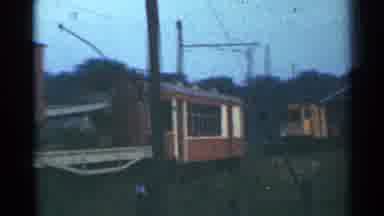 Connecticut USA (1953): Buildings House Nighttime Telephone Pole House