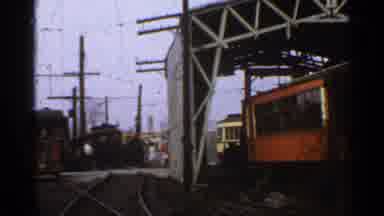 Connecticut USA (1953): A Train Yard With A Bunch Of Trains And They Do Two Shots