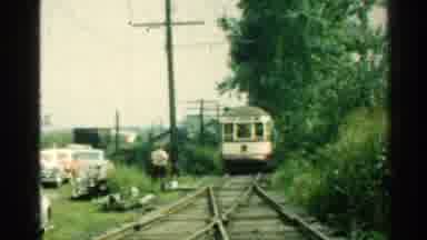Connecticut USA (1953): A Train Zooming Through The Woods Doing Who Knows What