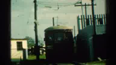 Connecticut USA (1953): The Drum Train Was Crossing The Way