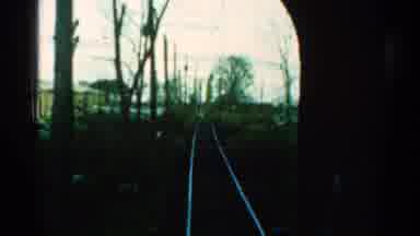 Connecticut USA (1953): There Is A Train Going On The Tracks