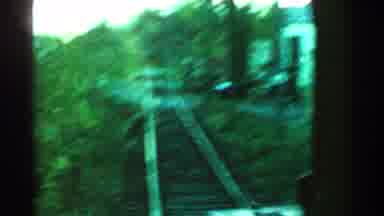 Connecticut USA (1953): Train Rails And Movement On The Train Going Through