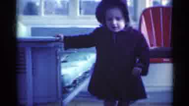 Michigan USA (1939): A Beautiful And Good Looking Baby Walks With Very Happy And