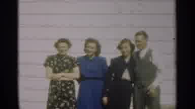 New Orleans Lousiana (1949): Family Gathering On A Sunny Day On The Happy Weekend