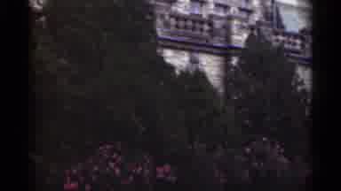 New Orleans Lousiana (1949): A Sliding A Giant Building With Lots Of Greenery