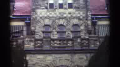 New Orleans Lousiana (1949): Old Grey Church With Windows And Christian Cross On