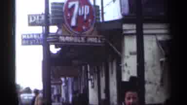 New Orleans Lousiana (1949): A Slow Motion Several Old Fashioned Vintage Signs