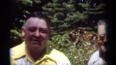 New Orleans Lousiana (1949): Family People Young Old Green Blue Yellow Grey Tree