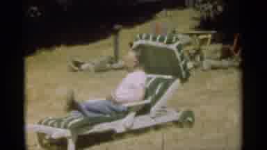 Santa Cruz California (1949): Man In A Beach Of Holidays With Little Girl Dislike