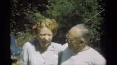 Santa Cruz California (1949): Three Adults And A Child Gathered Together As One