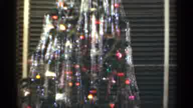Santa Cruz California (1949): A Close Up Image Of A Fully Decorated Holiday