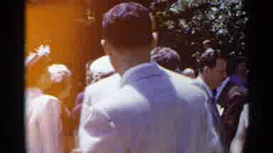 New York USA-1954: Wedding Party Men In Suits Gentlemen Memories Stylish