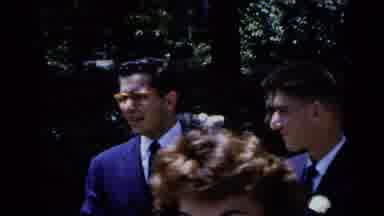 New York USA (1954): A Bunch Of People Hanging Out At A Wedding Interesting