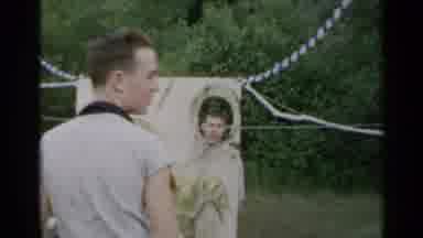 New York USA (1954): Thee Video Show A Party In A House People Are Playing A Bad