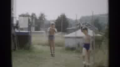 New York USA (1954): Two Boys Play With One Game
