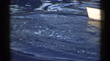 New York USA (1954): Boy Swimming In Open Body Of Water