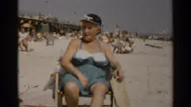 Grandma's got her hat on, and her chill game strong!