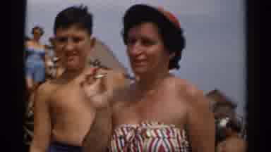 New York USA (1954): Some Gay Looking Person Who Is Smoking A Cigarette With A