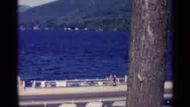 Lake George New York (1955): Gorgeous Deep Blue Water Looks Crystal Clear As