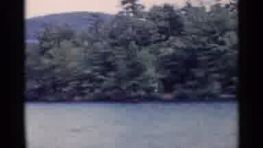 Lake George New York (1955): Boating Islands Water Land Islands