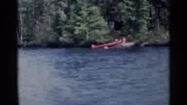 Lake George New York (1955): The River Outside Have One Boat