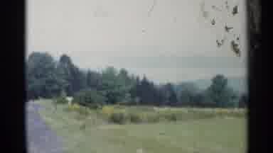 Lake George New York (1955): Green Top O The World Sign On A Clear Sunny Day