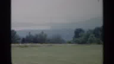 Lake George New York (1955): Panoramic Countryside