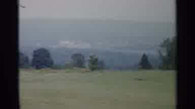 Lake George New York (1955): Nature Tree Farm Grass Sky Green Old Showing Free