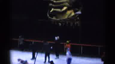 New York City (1955): People Skating On Rink At Rockefeller Center