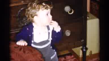 New York City (1955): A Timelapse Of A Little Child Growing Up In Front Of Or Very