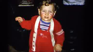New York City (1955): A Little Boy Walking Around Holding Onto Pieces Of Furniture