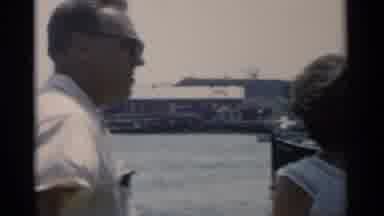 Cape Cod Massachusetts (1956): Man And Woman Overlook A Waterway