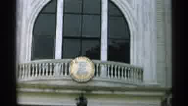 Cape Cod Massachusetts (1956): A Close A Balcony To A Building Then A Car Window