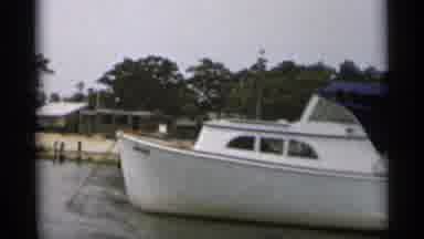 Cape Cod Massachusetts (1956): A Couple Of Friends Boating In A River
