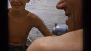 Cape Cod Massachusetts (1956): A Young Male Teenager In Military Ships Speaks To