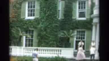 Jones Beach New York (1956): Ladies And Gentlemen Entering A Fine Estate Home With