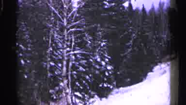 Duluth Minnesota (1960): Snowy Winter Trail Mountainside Watching
