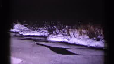 Duluth Minnesota (1960): Ice Snow Frozen River Stream