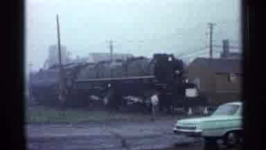 Duluth Minnesota (1960): A Big Black Train Sitting On The Tracks For The Whole