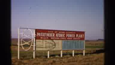 Sioux Falls South Dakota (1960): Two Signs For The Pathfinder Atomic Power Plant