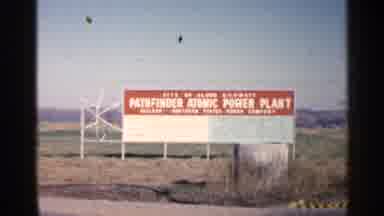 Sioux Falls South Dakota (1960): Massive Red Sign With White Lettering That Says