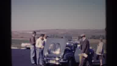 Sioux Falls South Dakota (1960): People Standing By Looking At An Old Fashioned