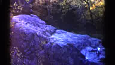 Sioux Falls South Dakota (1960): Waterfall And Rocky Mountain Alongside That Man