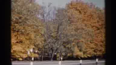 Sioux Falls South Dakota (1960): Autumn Colors Country Road Single Car Passing By