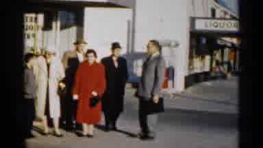 Sioux Falls South Dakota (1960): A Small Crowd Of People Including A Child Ladies