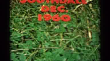 Sioux Falls South Dakota (1960): In The Grass Red Plastic Lettering Spells South