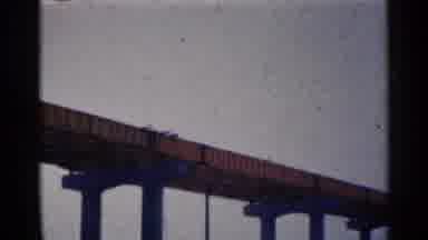 Duluth Minnesota (1961): A Steel Bridge Is Being Constructed With Concrete Pilings