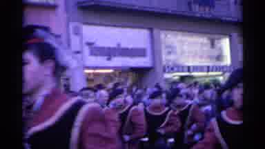 Spain (1961): A Marching Band Leading An Important Royal Parade Through The City